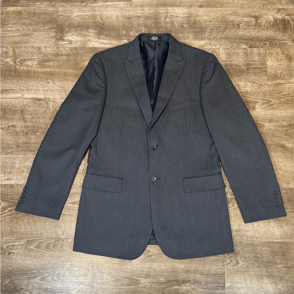 NWT WILKE RODRIGUEZ MENS MODERN FIT GREY 3 PIECE SUIT 40L 33x32 - Picture 2 of 16